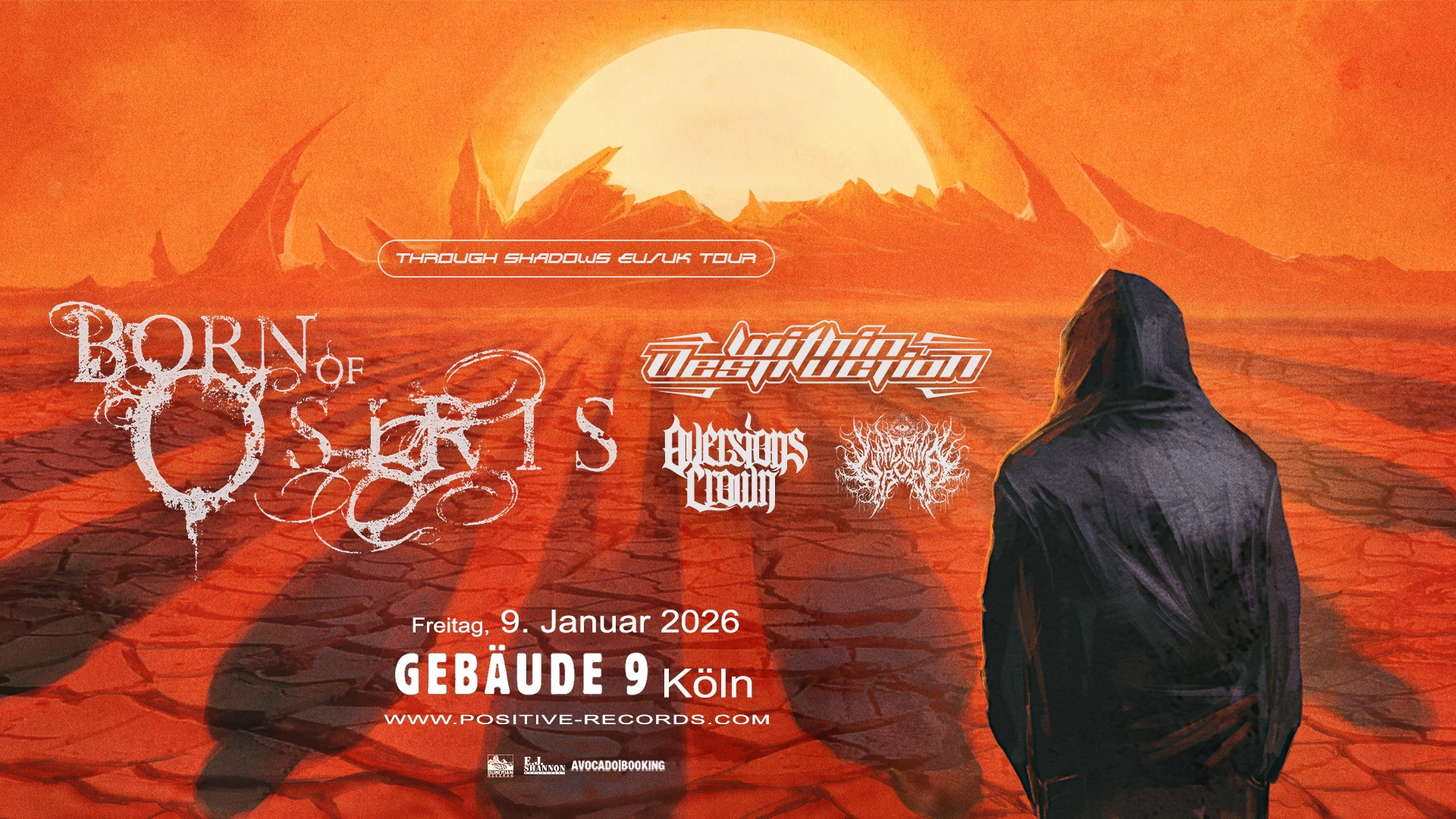 Billets Born of Osiris (Gebäude 9 - Cologne)