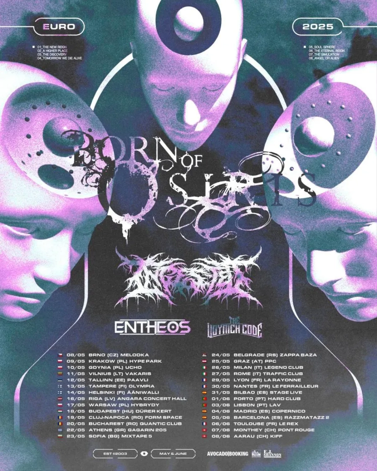 Billets Born of Osiris (Razzmatazz - Barcelone)