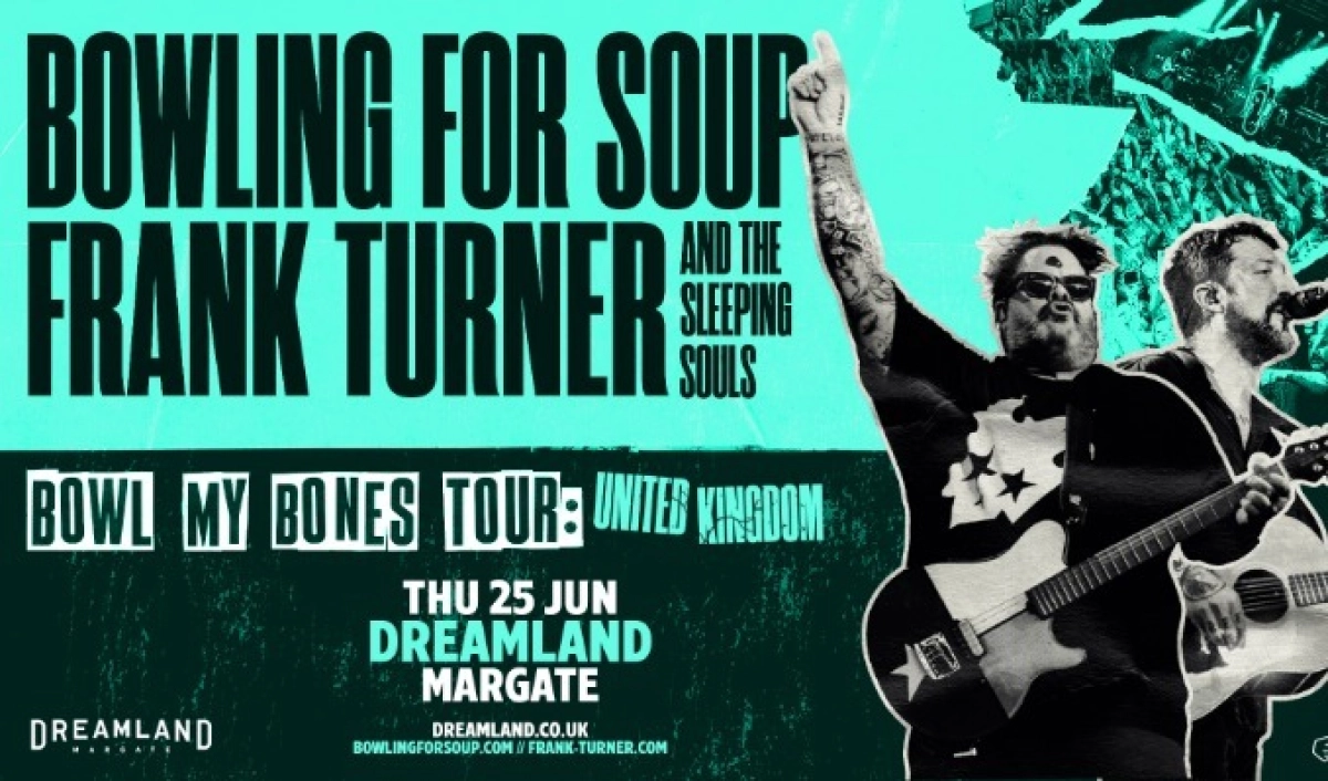 Bowling For Soup - Frank Turner and The Sleeping Souls en Dreamland Margate Tickets