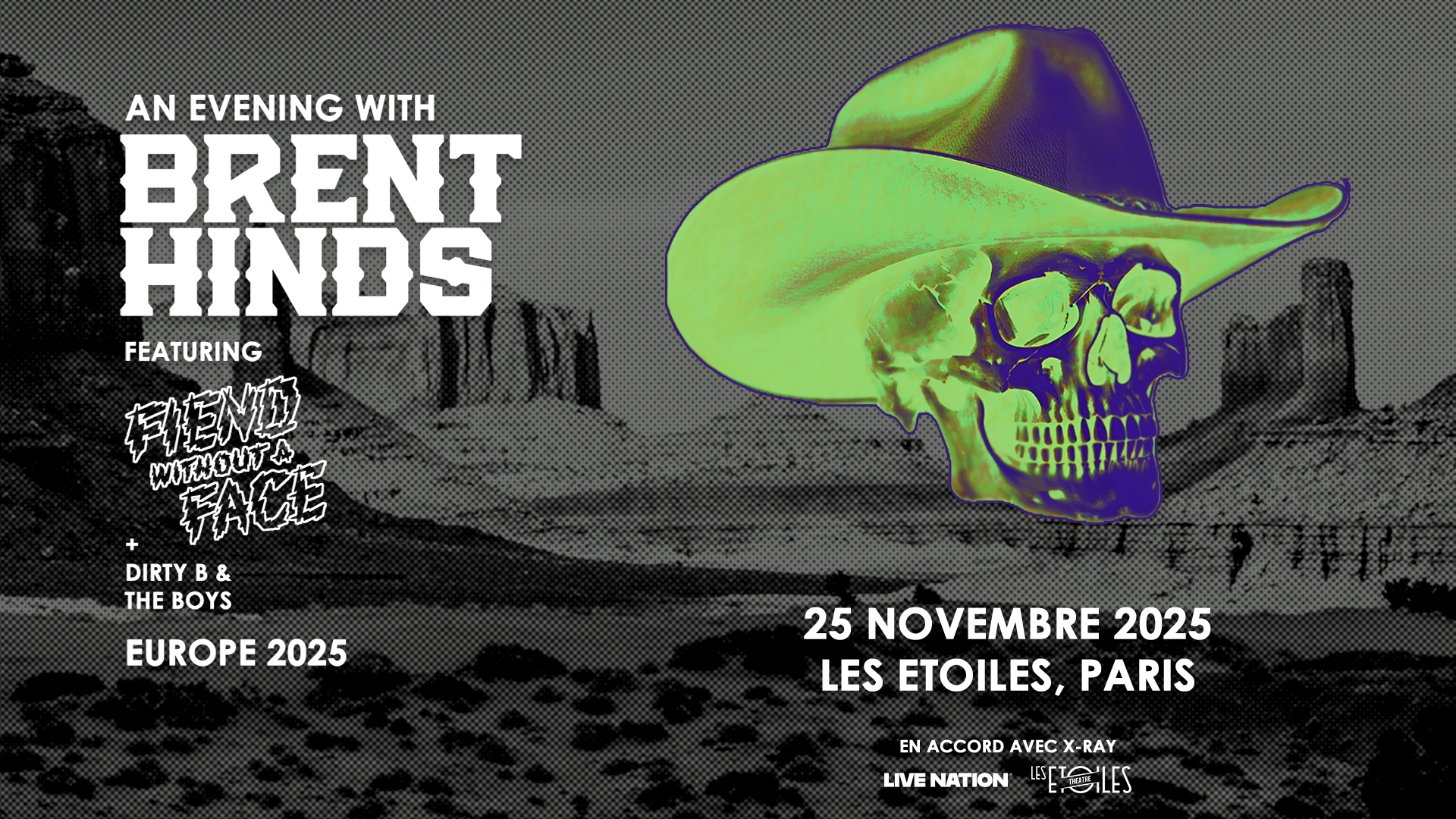 Billets Brent Hinds (Les Etoiles - Paris)