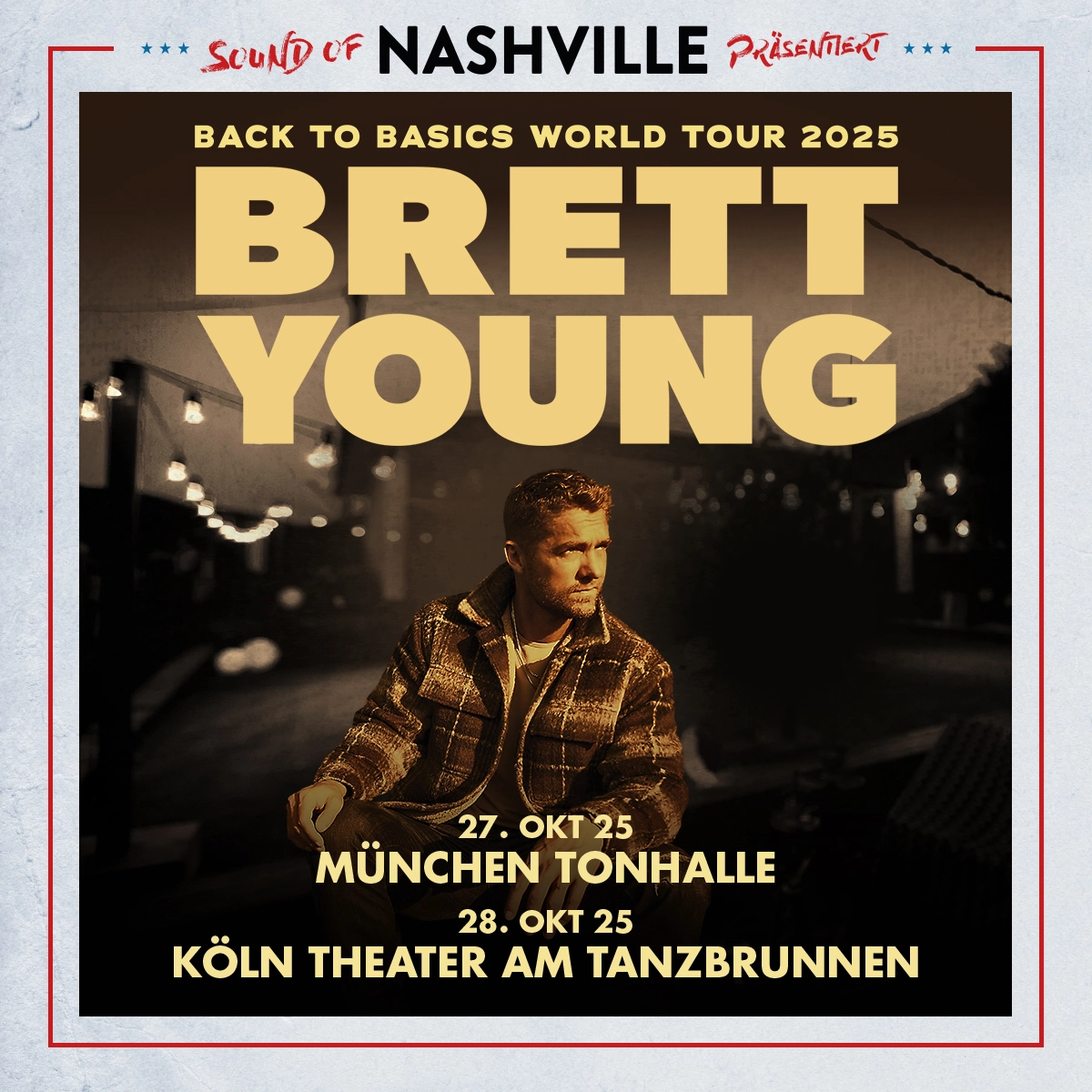 Billets Brett Young (Tanzbrunnen Köln - Cologne)