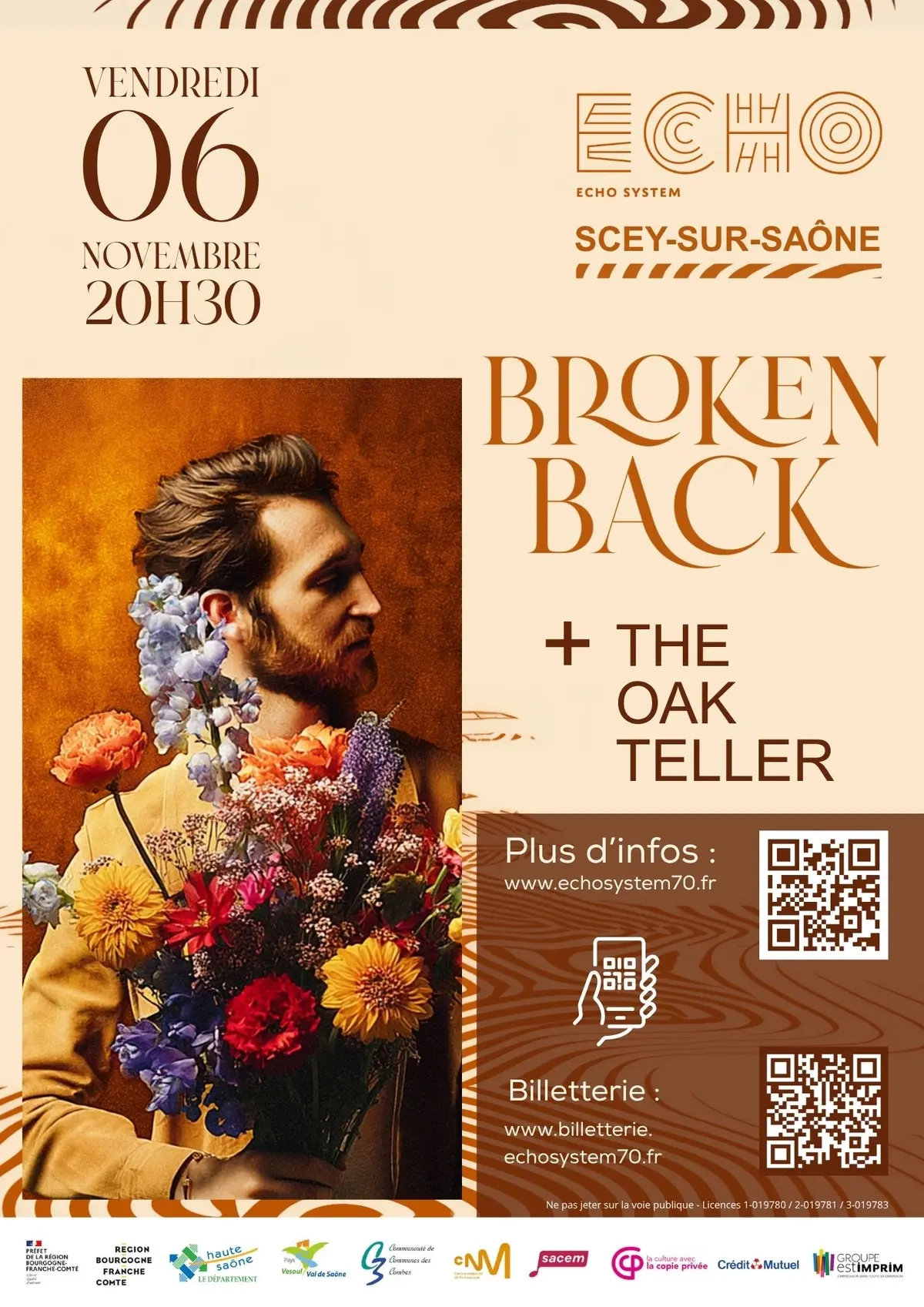 Broken Back - The Oak Teller al Echo System Tickets