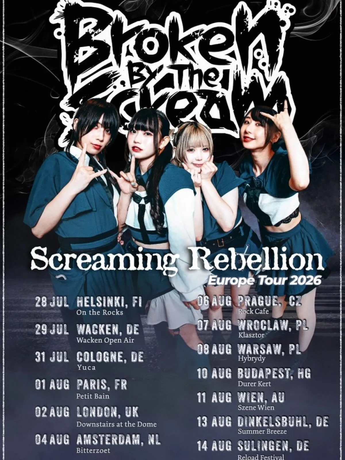 Billets Broken By The Scream (Petit Bain - Paris)