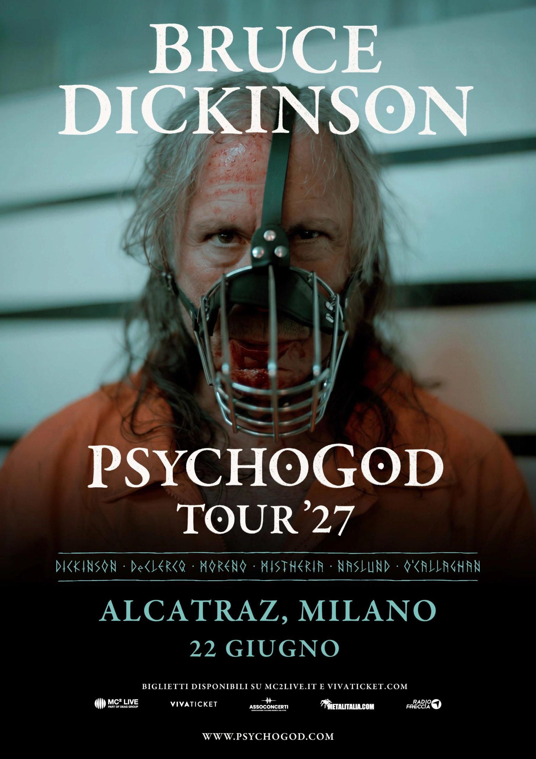 Bruce Dickinson at Alcatraz Milano Tickets