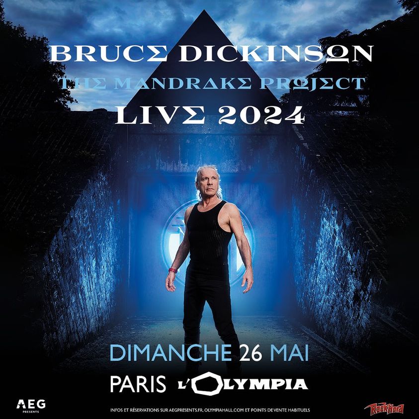 Billets Bruce Dickinson (Olympia - Paris)