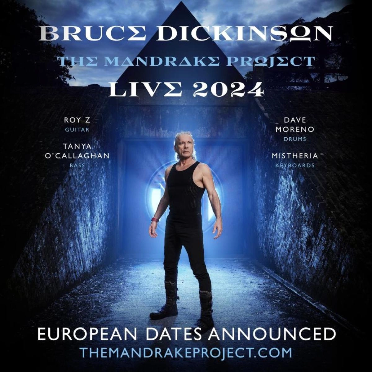 Bruce Dickinson - The Mandrake Project Live 2024 al Maimarkt Mannheim Tickets