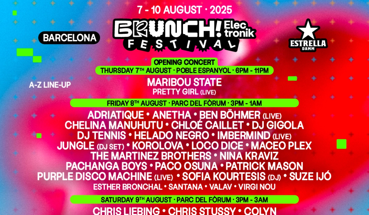 Brunch Electronik 2025 : Maribou State - Pretty Girl at Parc del Fòrum Barcelona Tickets