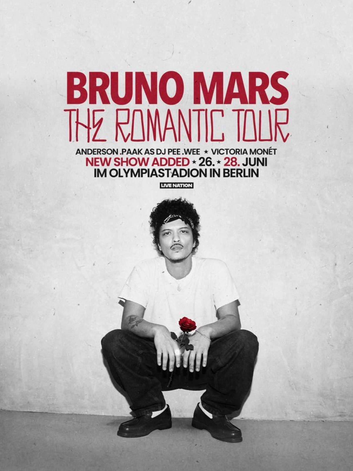 Billets Bruno Mars (Olympiastadion - Berlin)