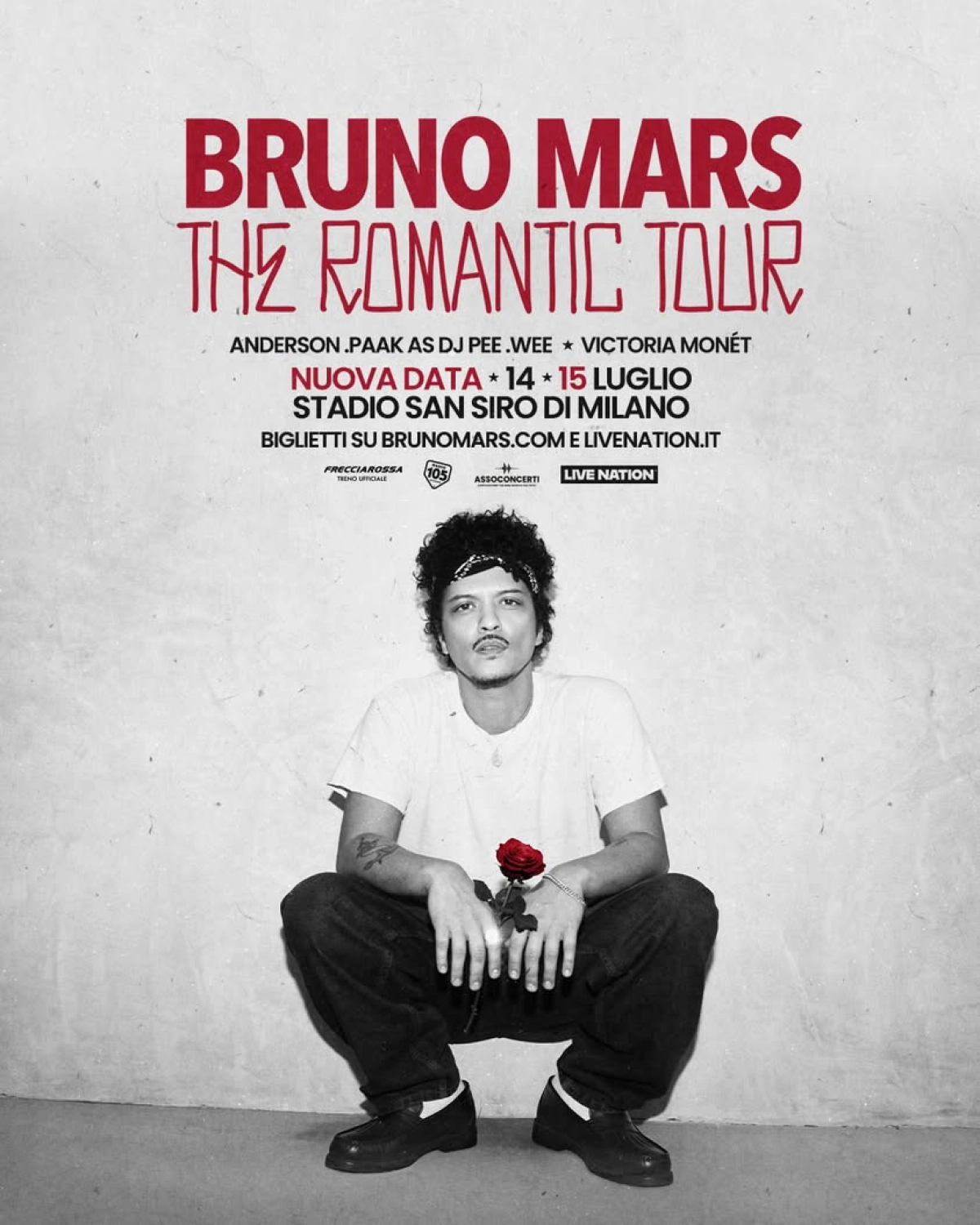 Billets Bruno Mars (San Siro - Milan)