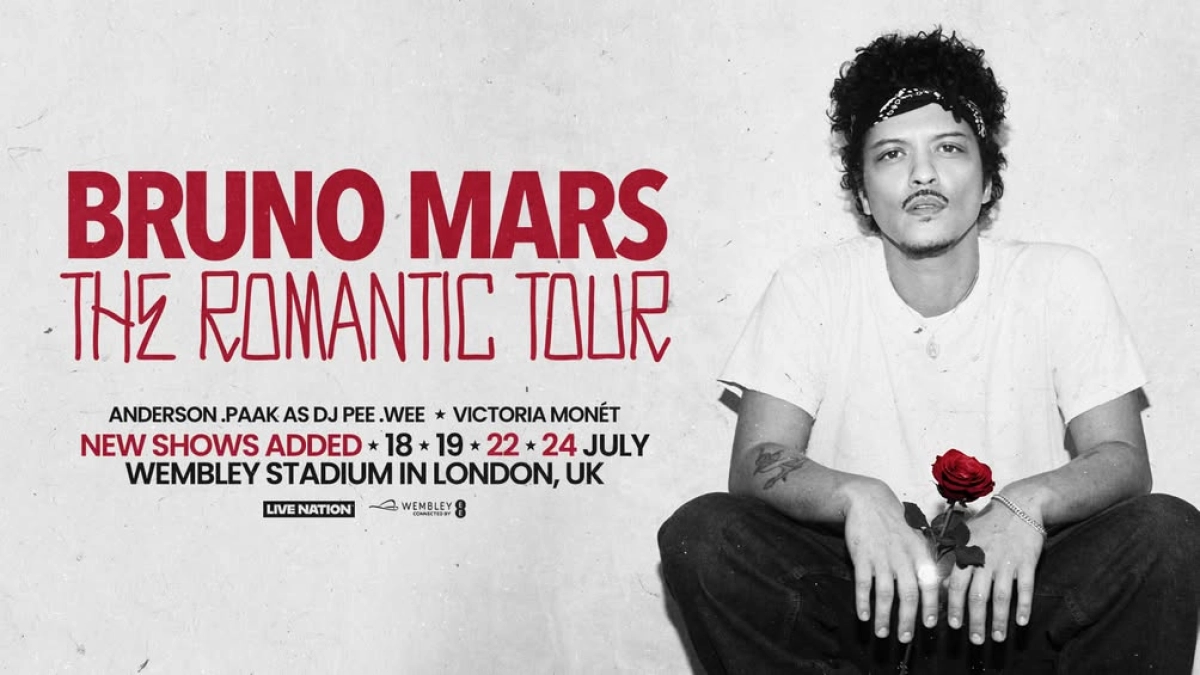 Billets Bruno Mars (Wembley Stadium - Londres)