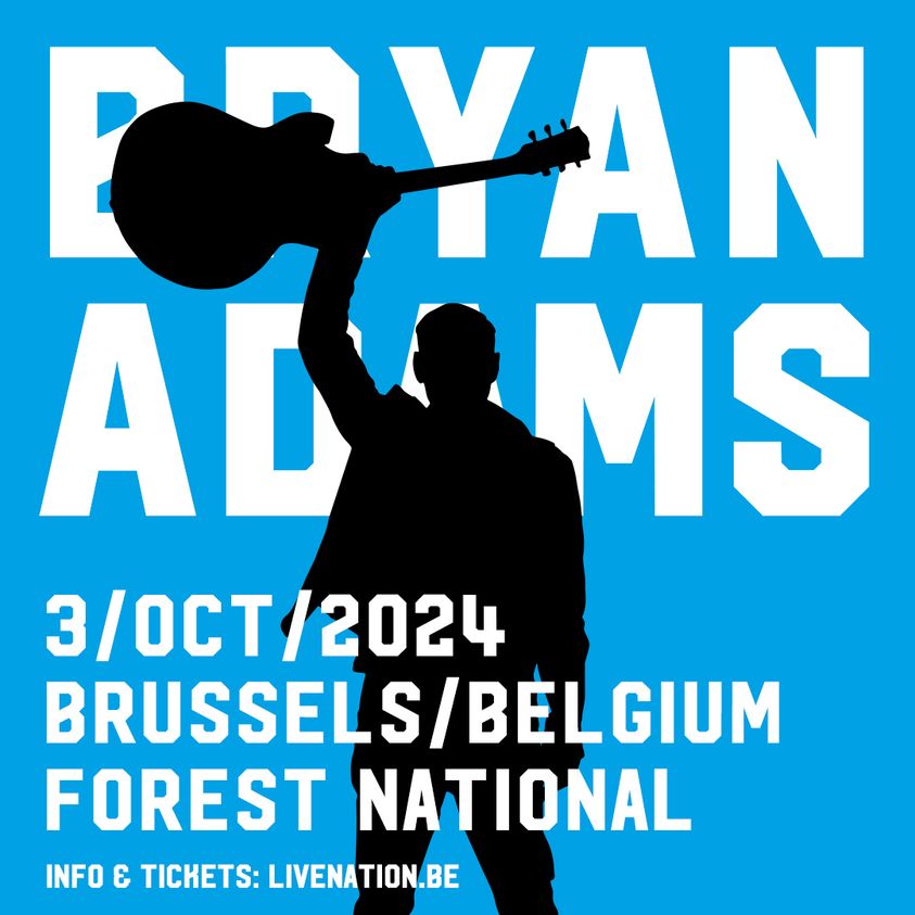 Billets Bryan Adams (Forest National - Bruxelles)