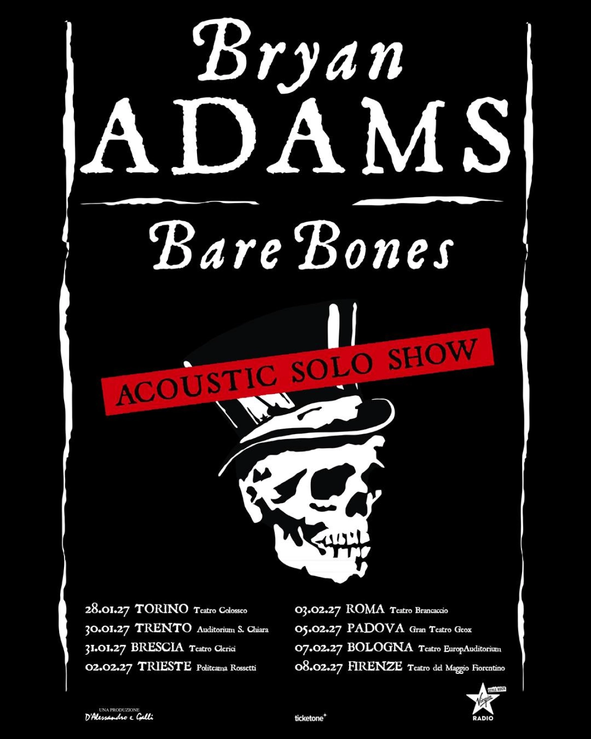 Bryan Adams en Gran Teatro Geox Tickets