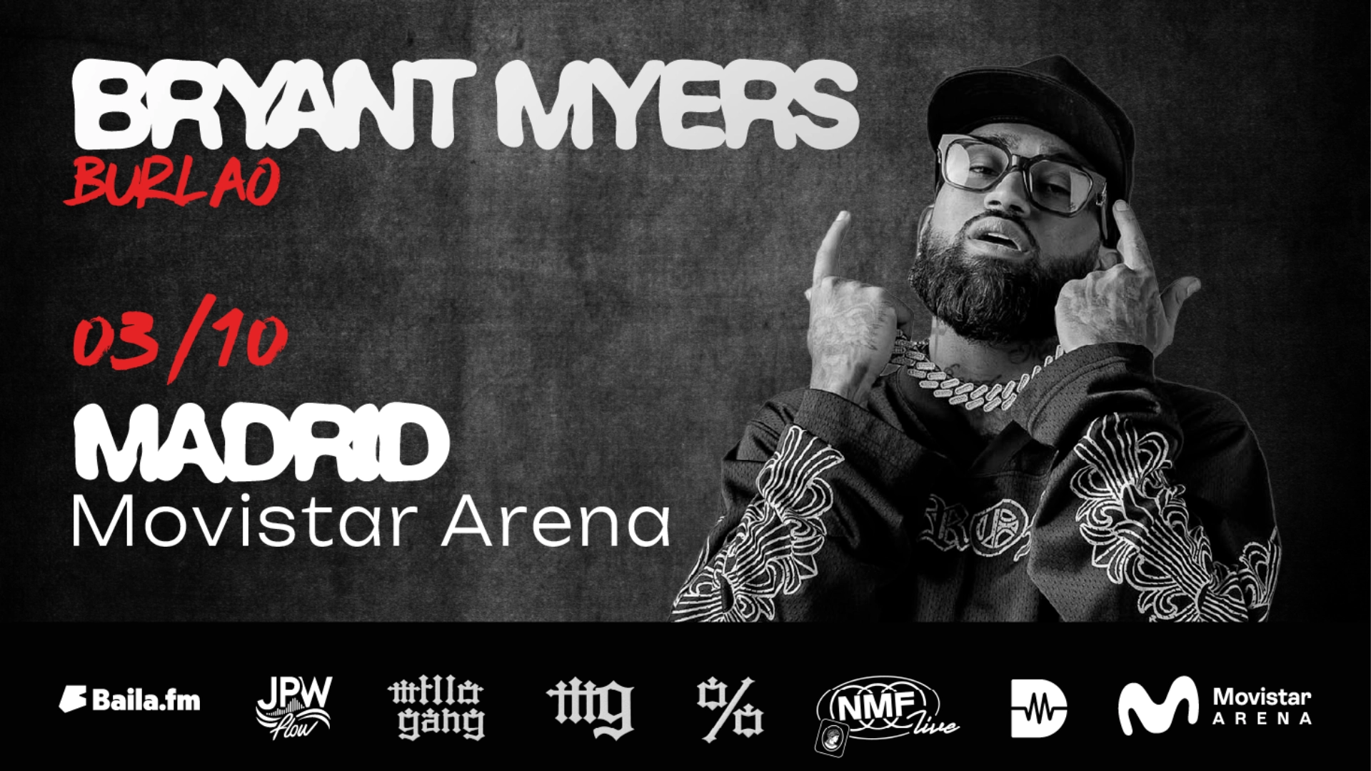 Bryant Myers in der Movistar Arena Madrid Tickets