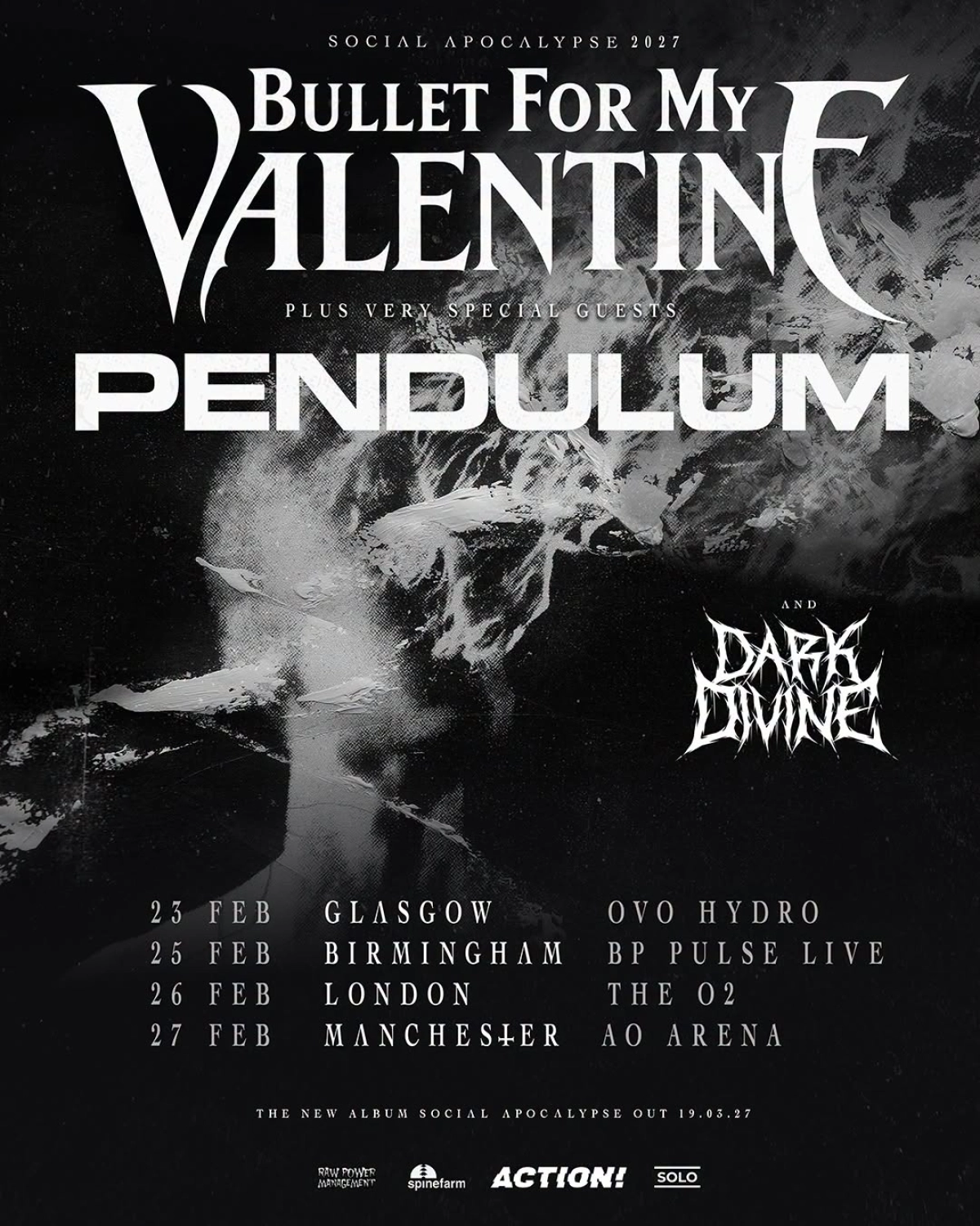 Billets Bullet for My Valentine (O2 Arena - Londres)