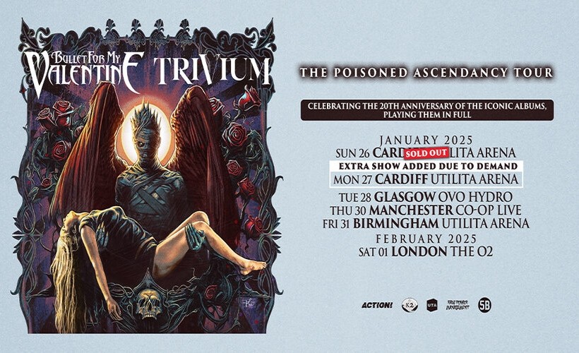 Bullet For My Valentine - Trivium - The Poisoned Ascendancy Uk Tour en Utilita Arena Cardiff Tickets