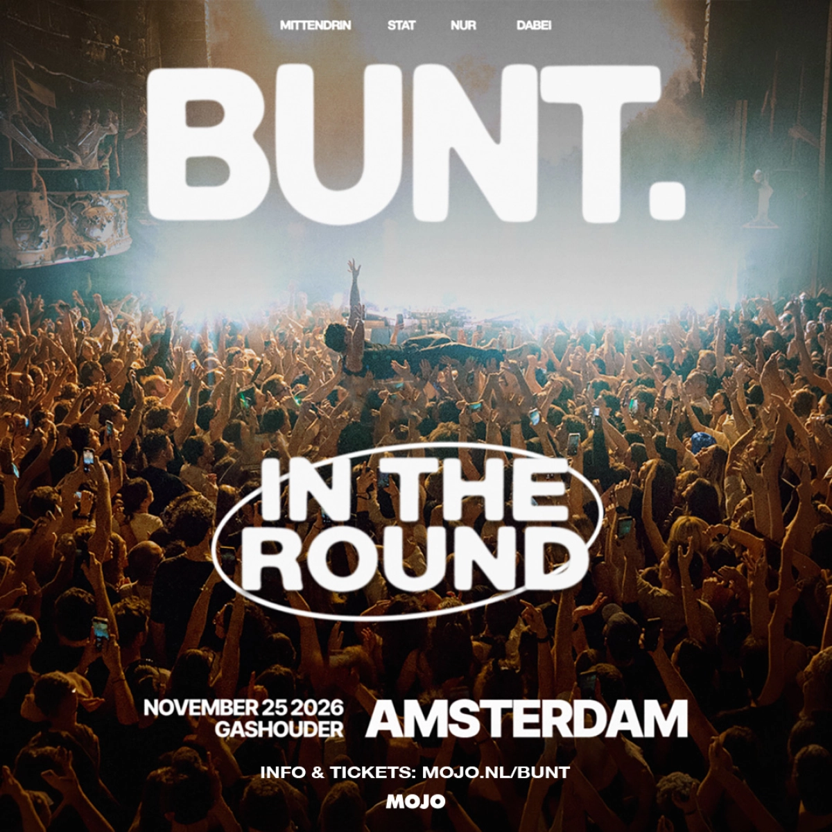 BUNT. at Gashouder Tickets