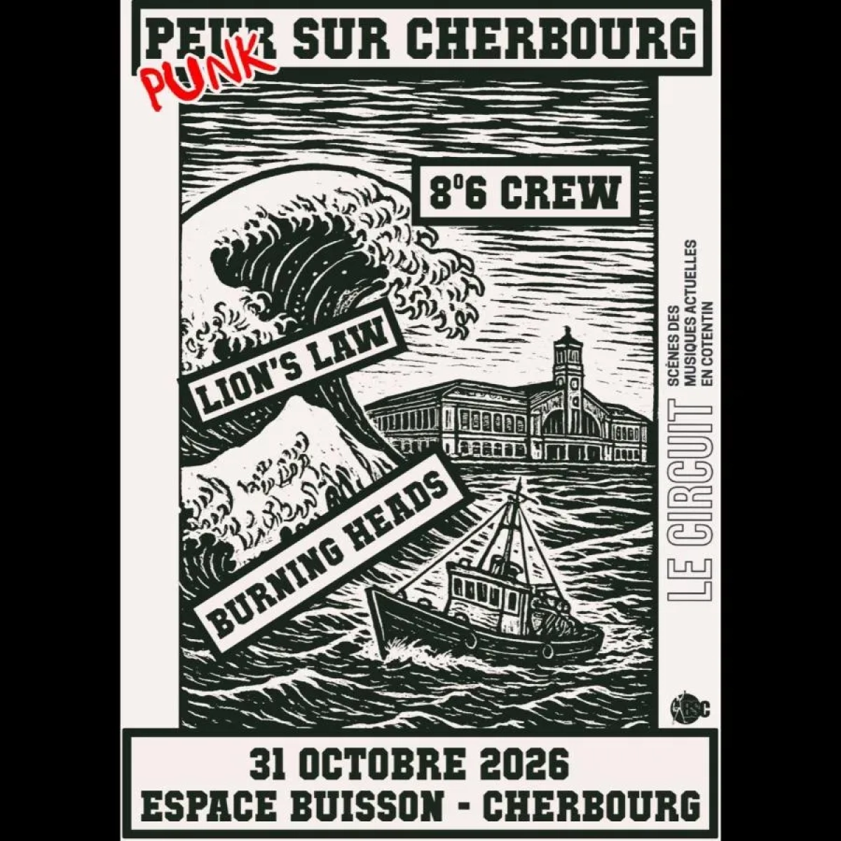 Billets Burning Heads (Espace Culturel Buisson - Cherbourg-en-Cotentin)