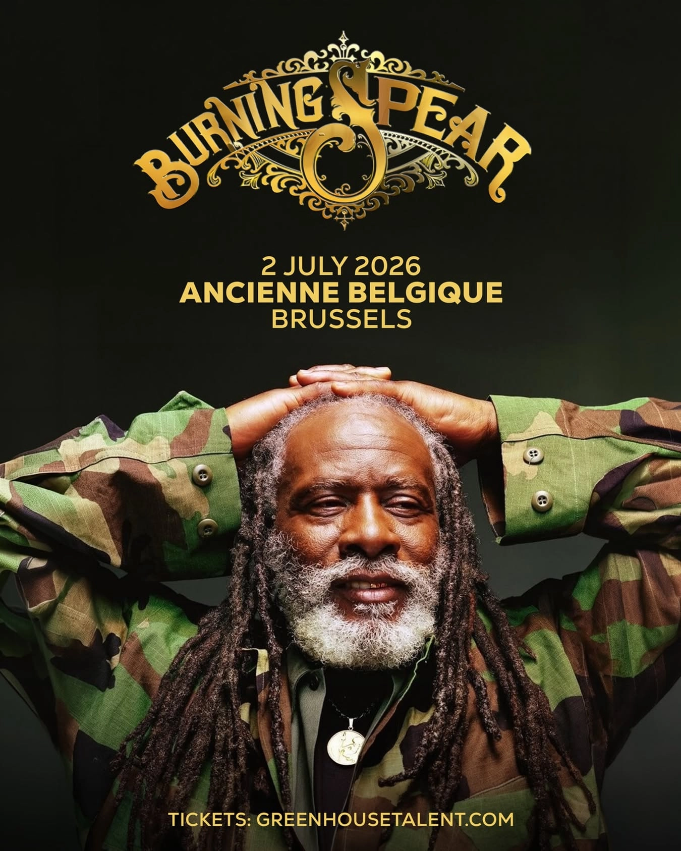Billets Burning Spear (Ancienne Belgique - Bruxelles)