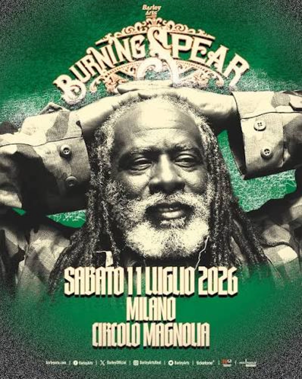 Burning Spear al Circolo Magnolia Tickets