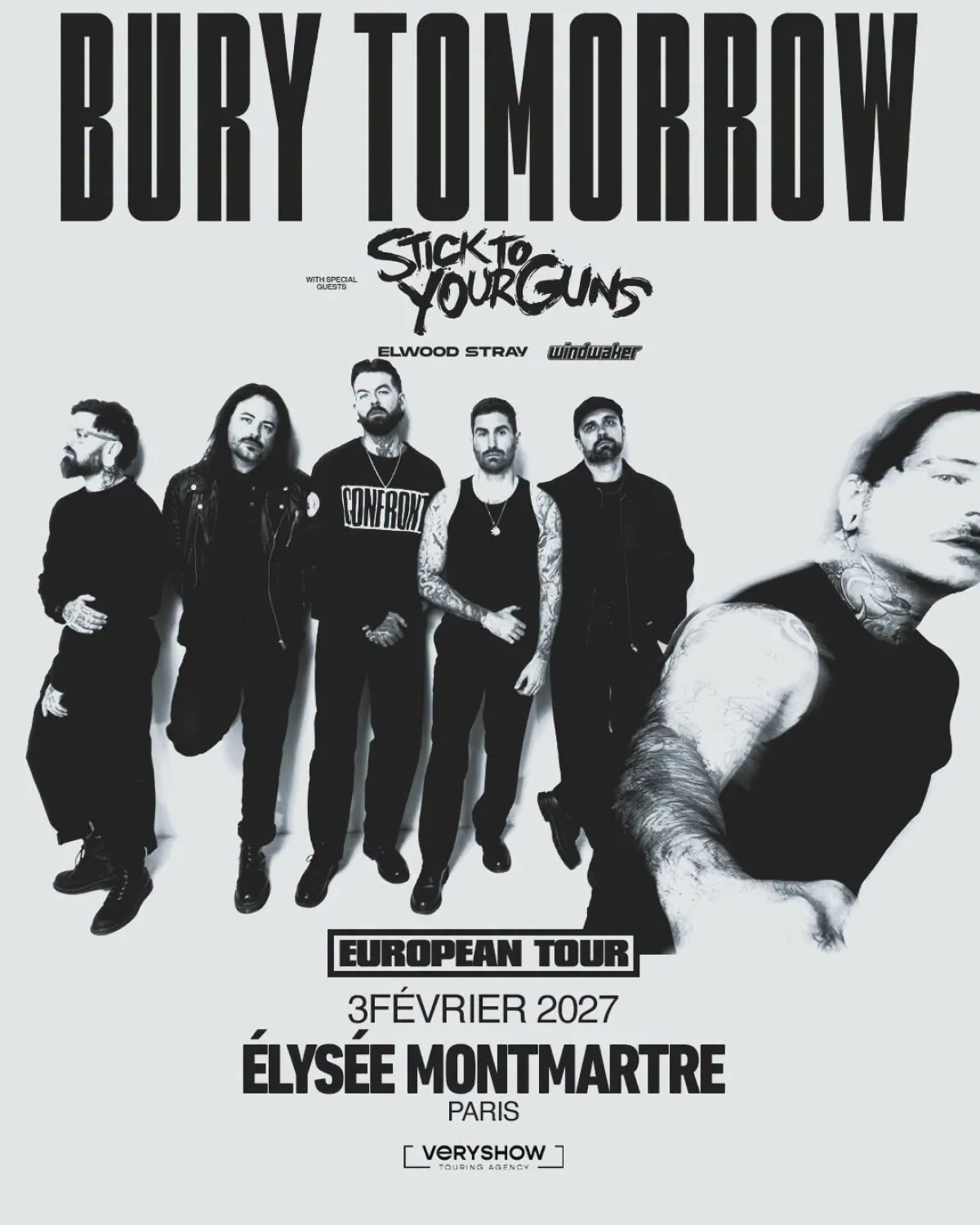 Bury Tomorrow al Elysee Montmartre Tickets