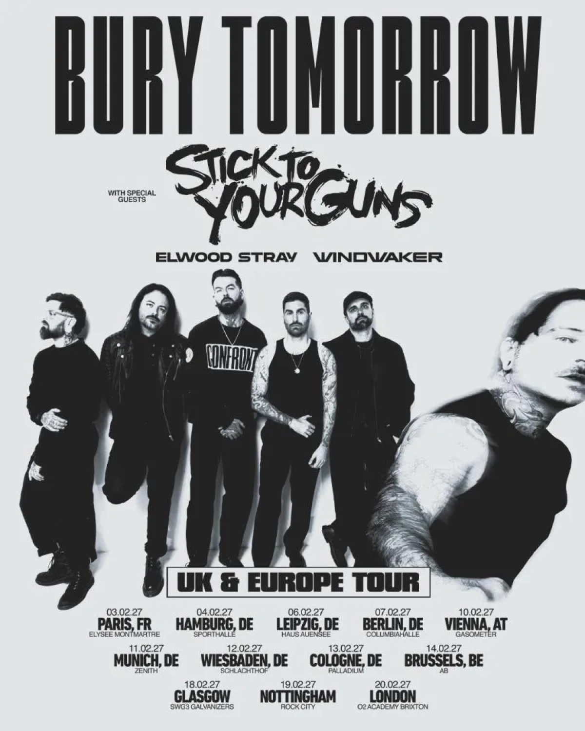 Billets Bury Tomorrow (Palladium Koln - Cologne)