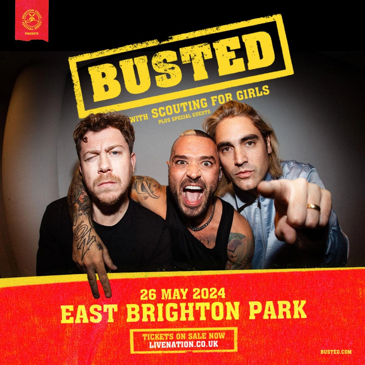 Busted en Brighton Chalk Tickets