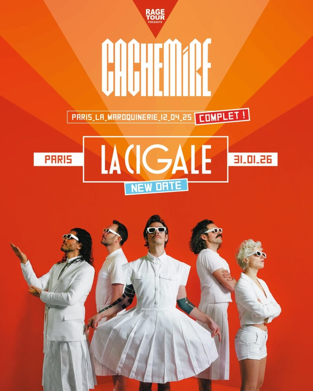 Cachemire en La Cigale Tickets