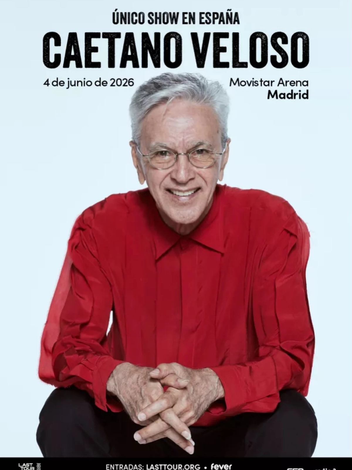 Caetano Veloso en Movistar Arena Madrid Tickets