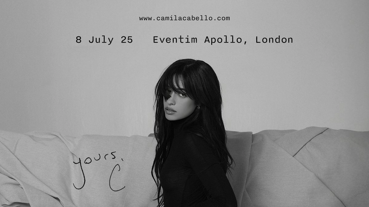 Camila Cabello at Eventim Apollo Tickets
