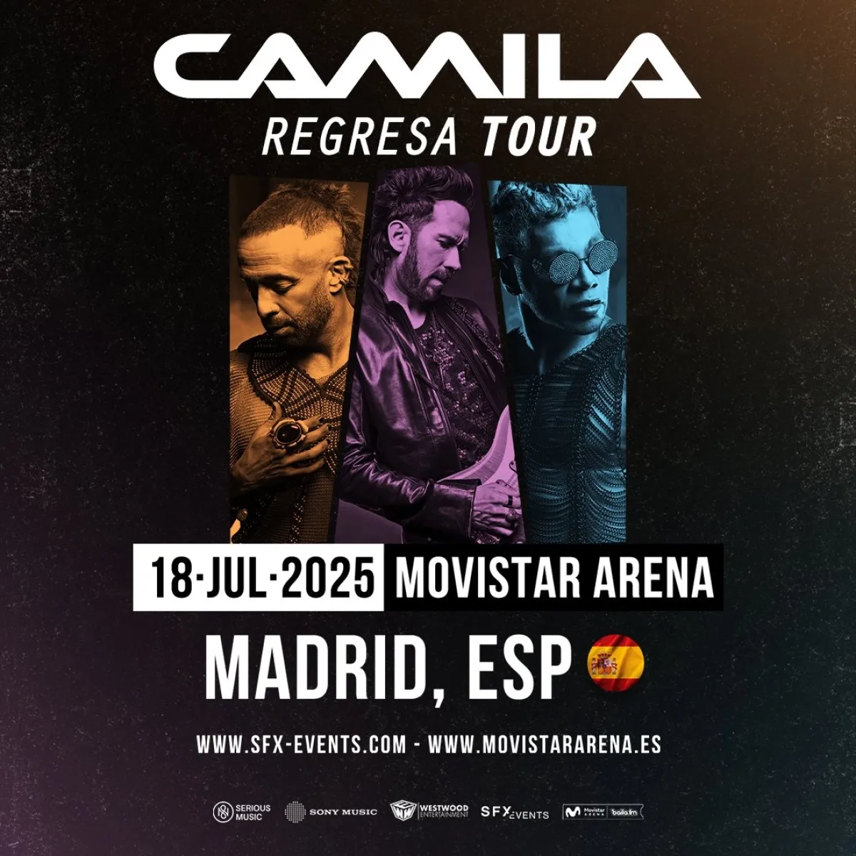 Billets Camila (Movistar Arena Madrid - Madrid)