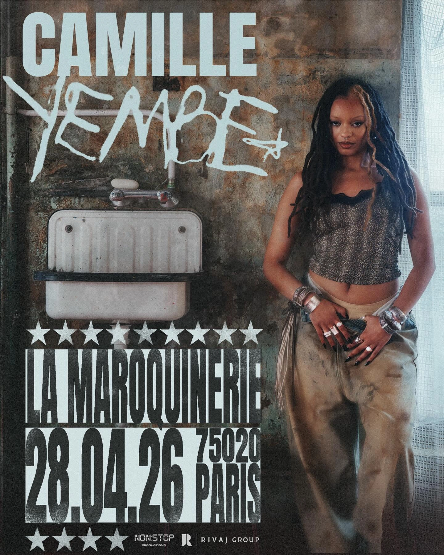 Billets Camille Yembe (La Maroquinerie - Paris)