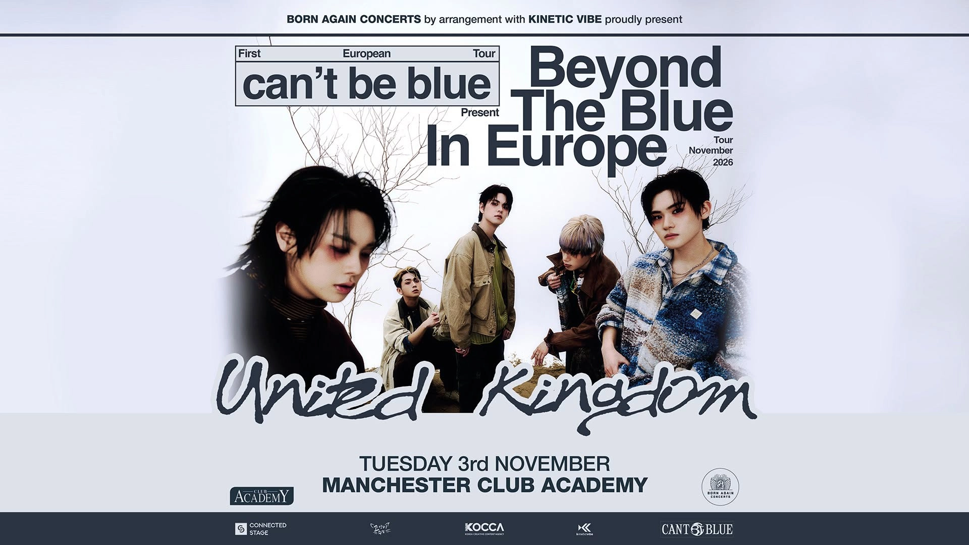 Can't Be Blue at Manchester Club Academy Tickets