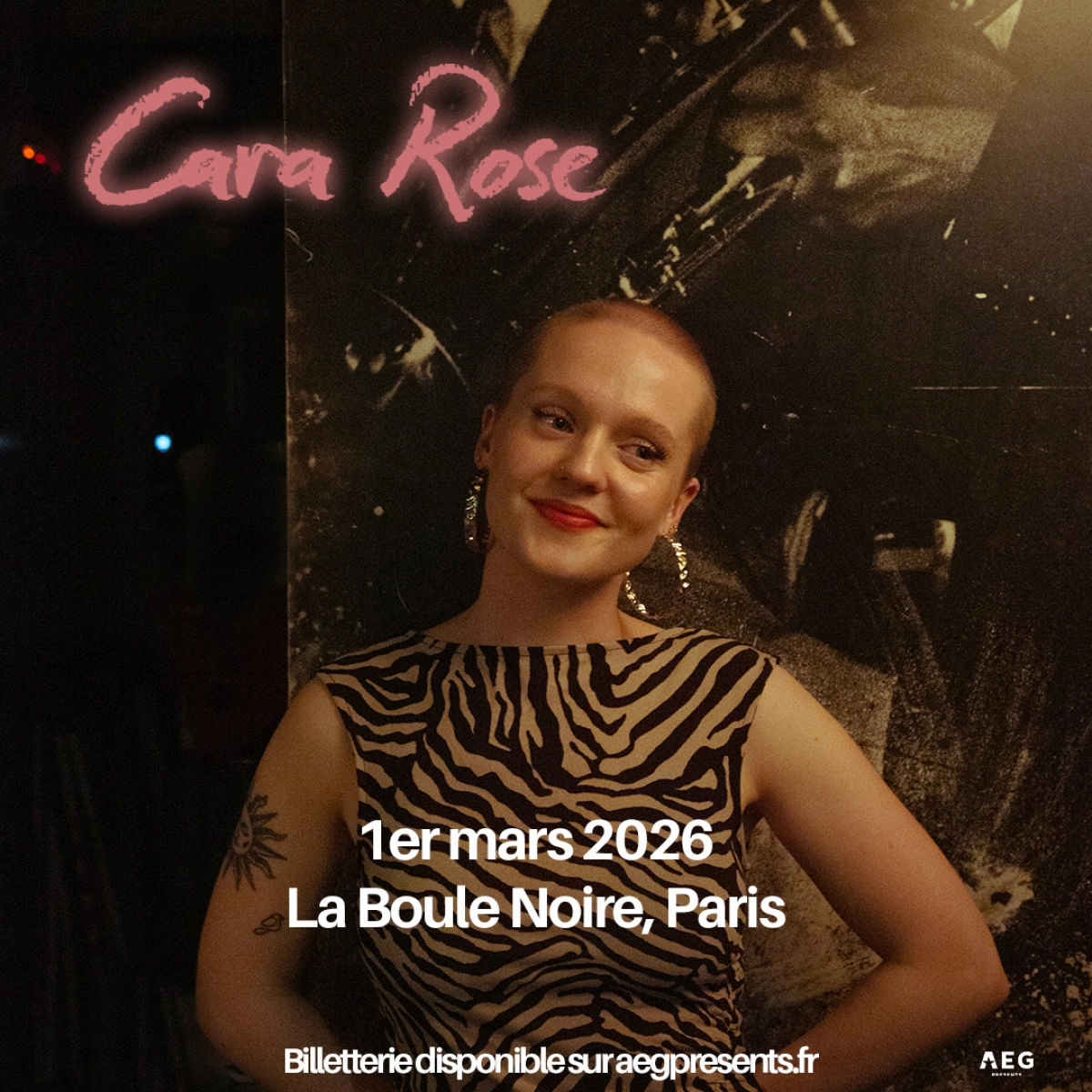 Billets Cara Rose (La Boule Noire - Paris)