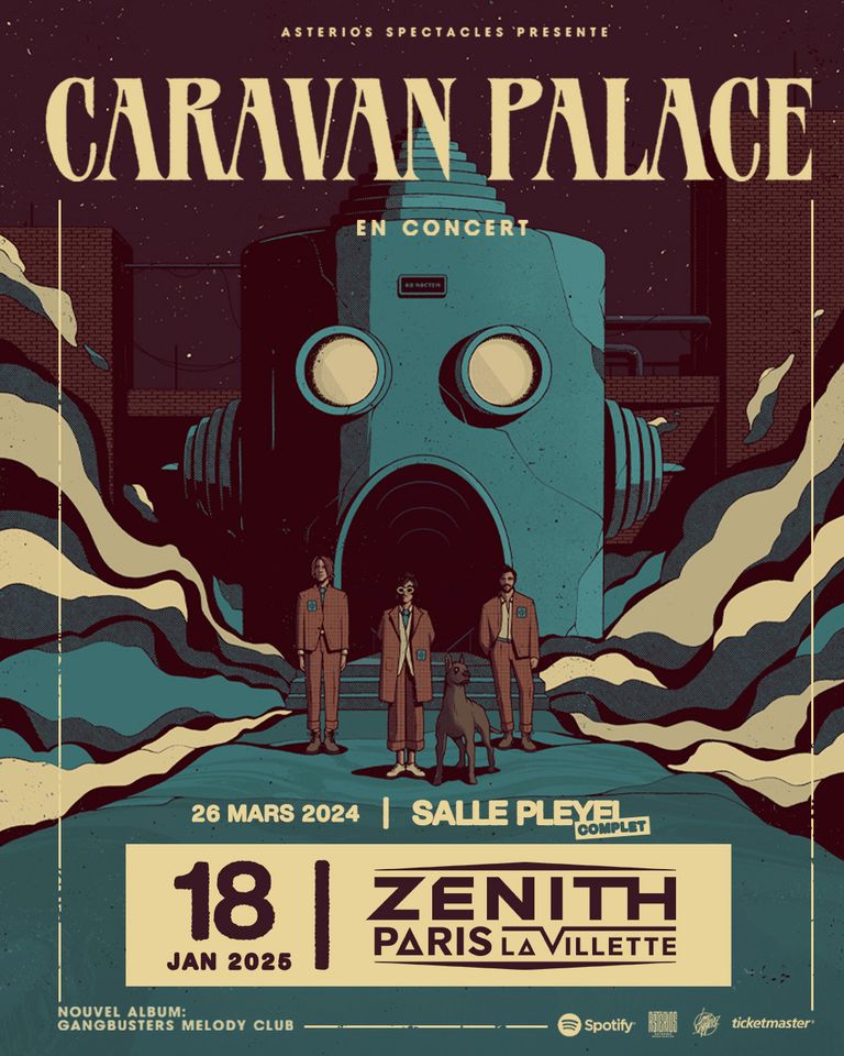Caravan Palace in der Zenith Paris Tickets