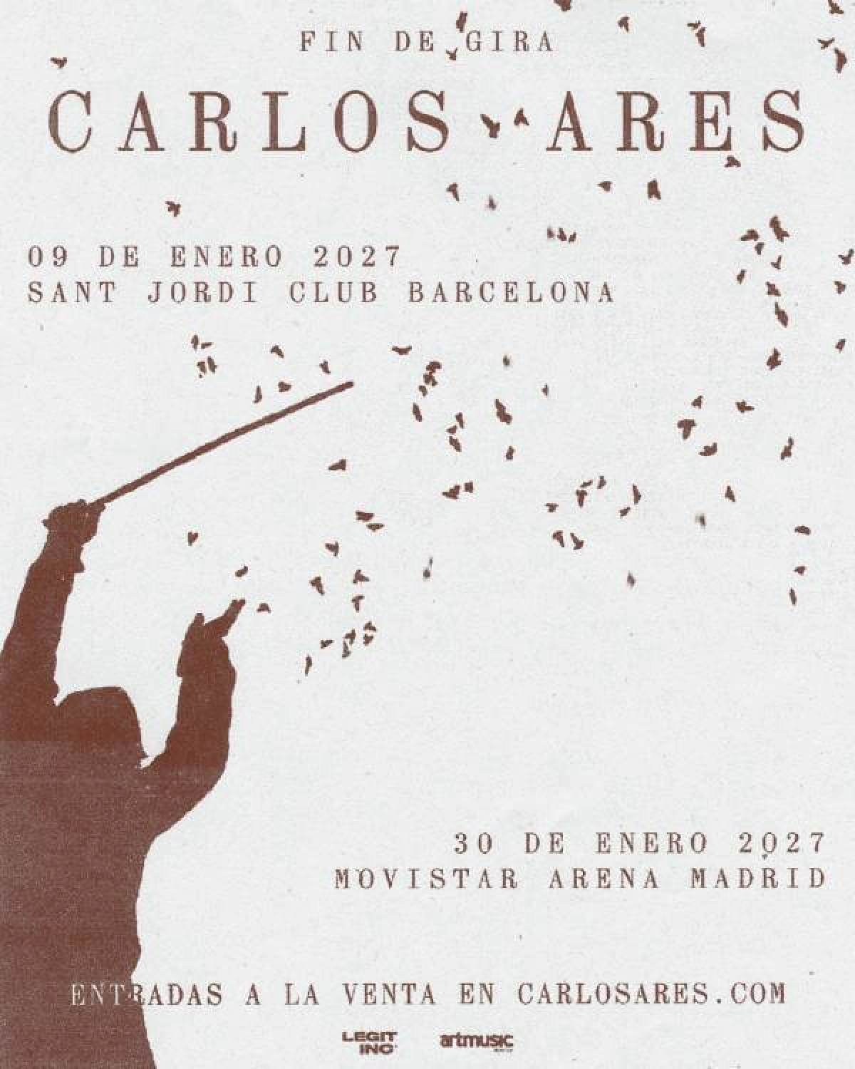 Billets Carlos Ares (Palau Sant Jordi - Barcelone)