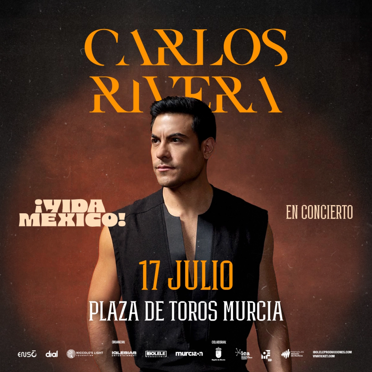 Carlos Rivera al Plaza de Toros de Murcia Tickets