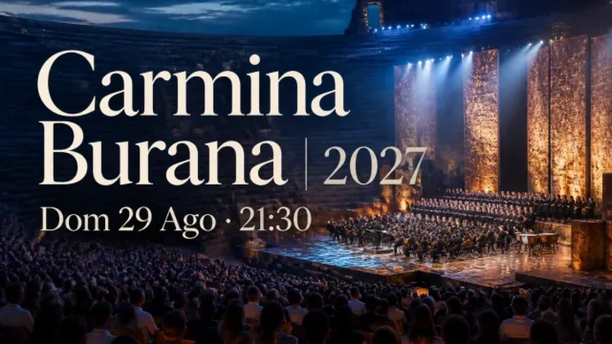 Carmina Burana Arena Opera Festival 2027 in der Arena di Verona Tickets