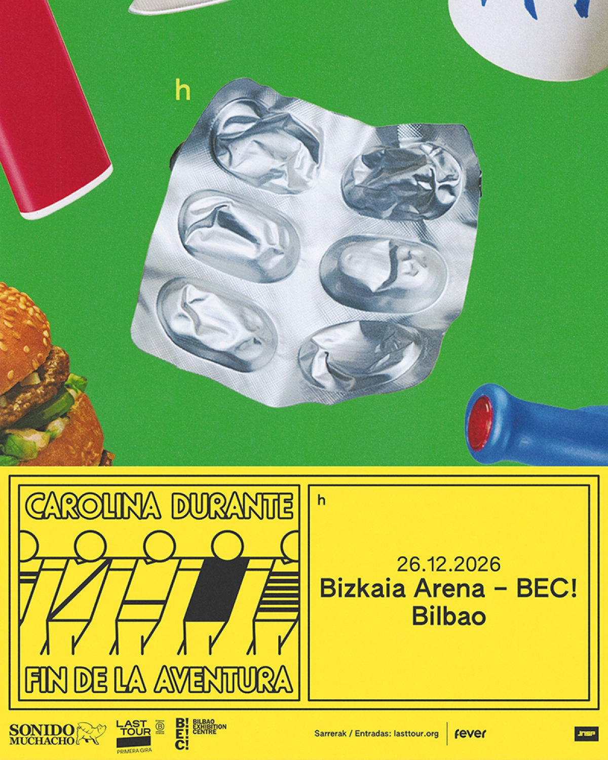 Billets Carolina Durante (Bizkaia Arena - Barakaldo)