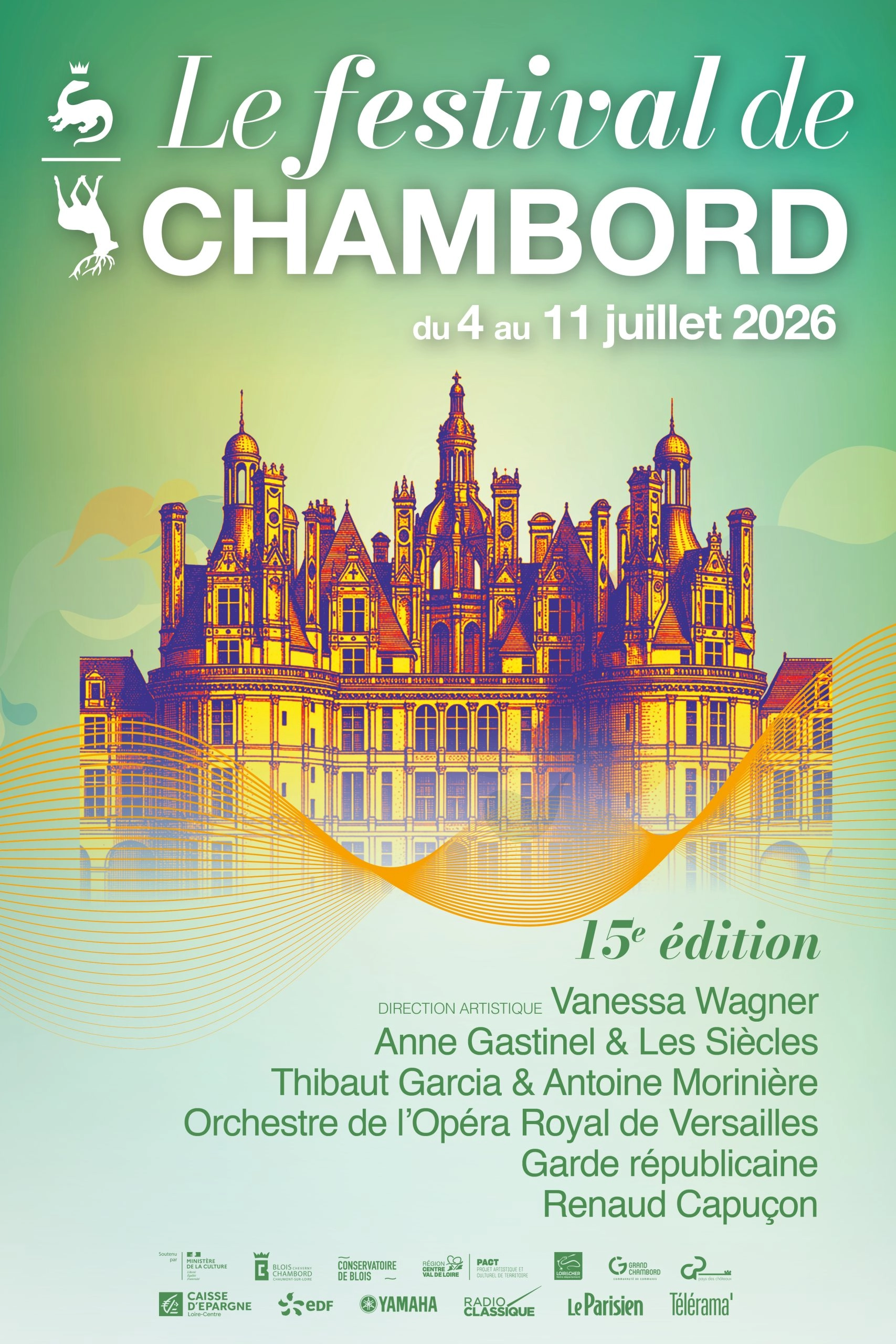 Billets Carte Blanche à Renaud Capuçon (Chateau de Chambord - Chambord)