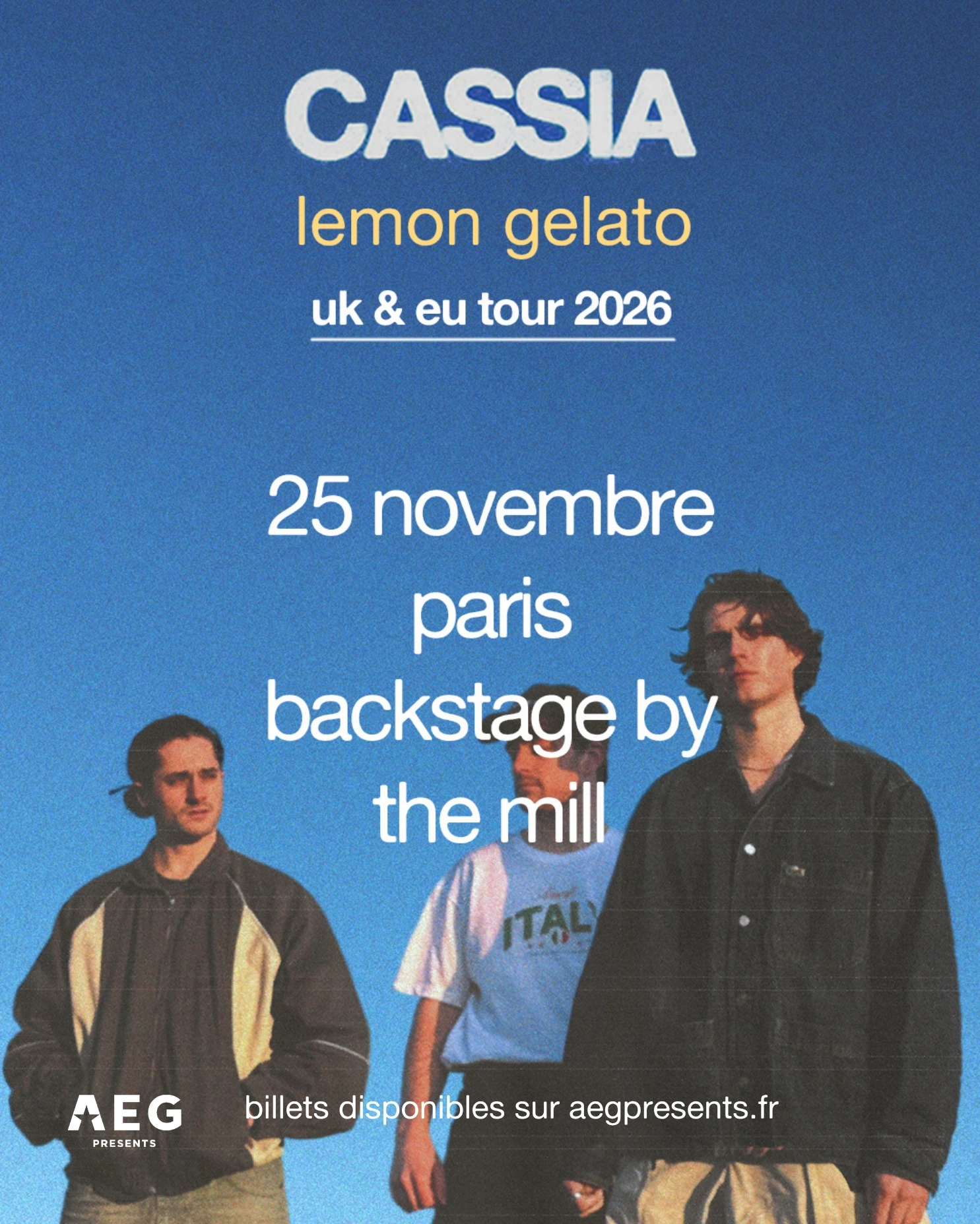 Cassia at O'Sullivans Backstage By The Mill Tickets