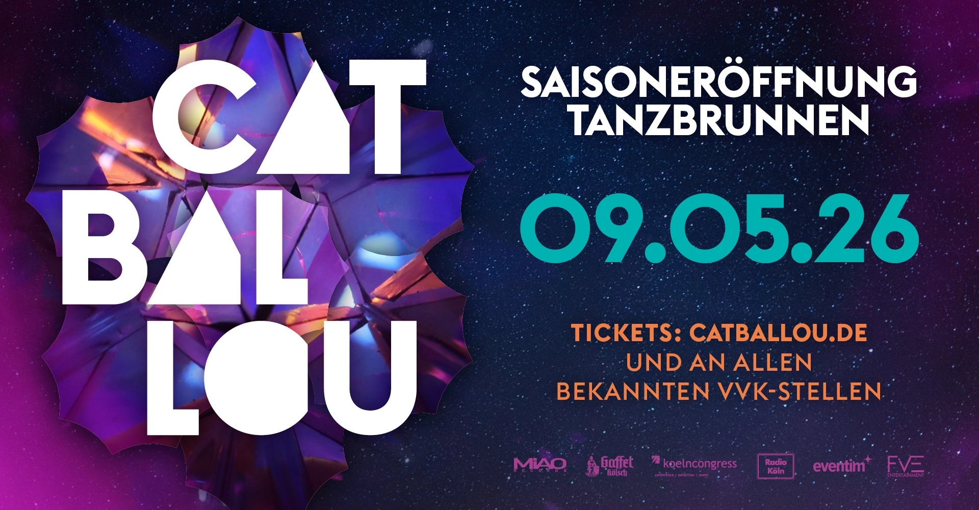 Cat Ballou at Tanzbrunnen Köln Tickets