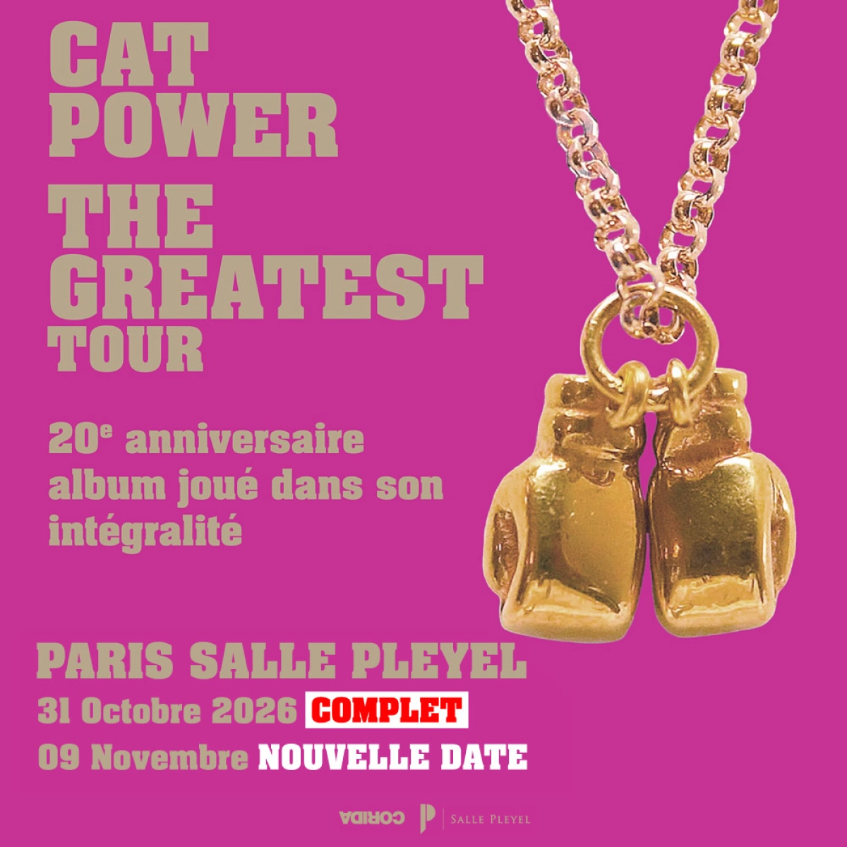 Billets Cat Power (Salle Pleyel - Paris)