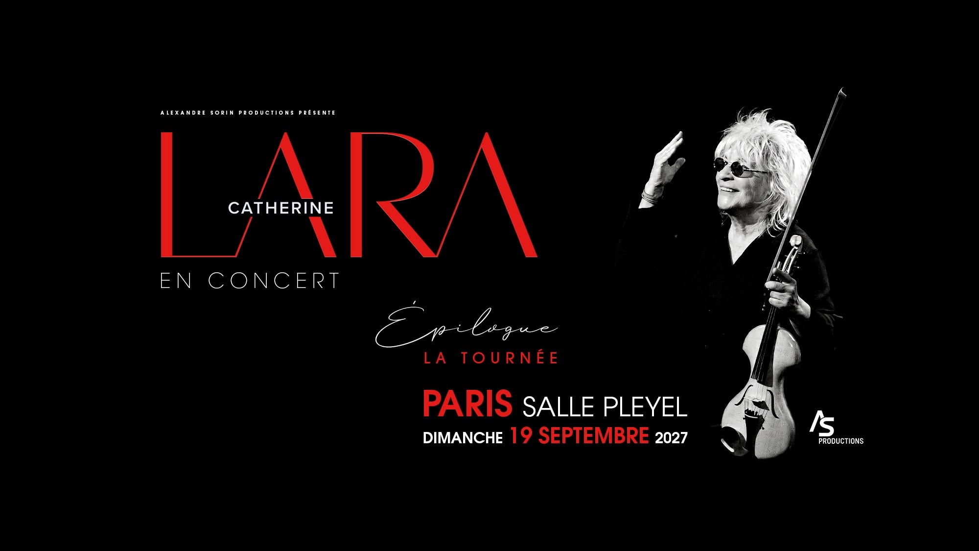 Billets Catherine Lara (Salle Pleyel - Paris)