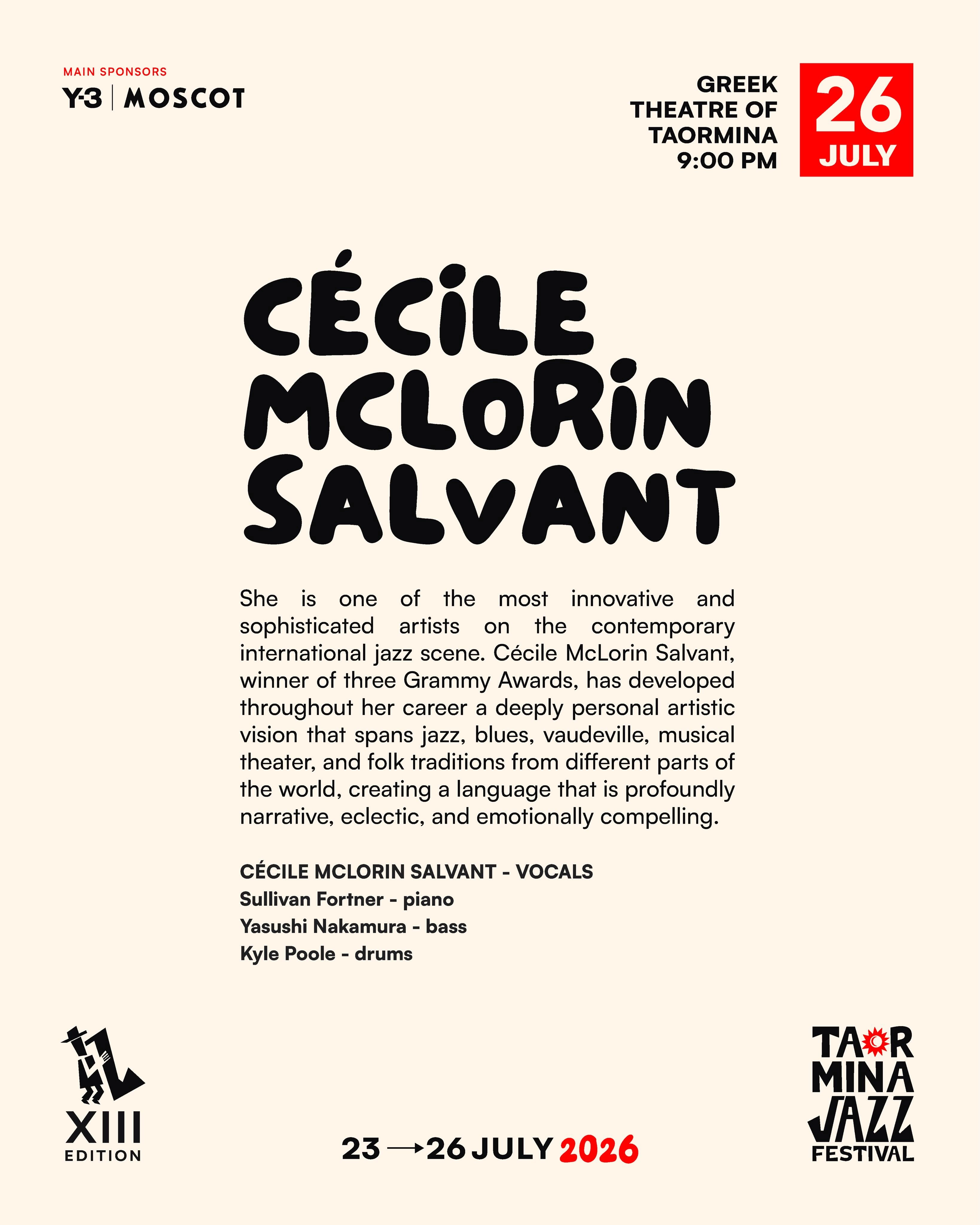 Cécile McLorin Salvant at Teatro Antico Taormina Tickets