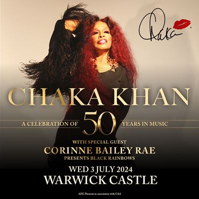 Chaka Khan at Warwick Castle Tickets