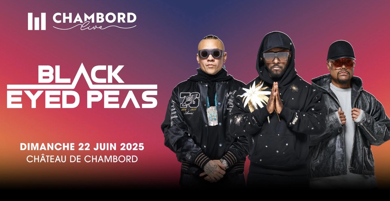 Chambord 2025 : Black Eyed Peas at Chateau de Chambord Tickets