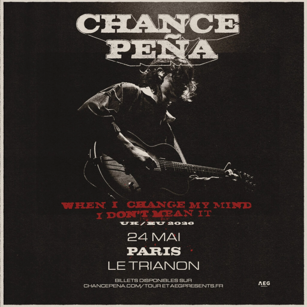 Billets Chance Pena (Le Trianon - Paris)