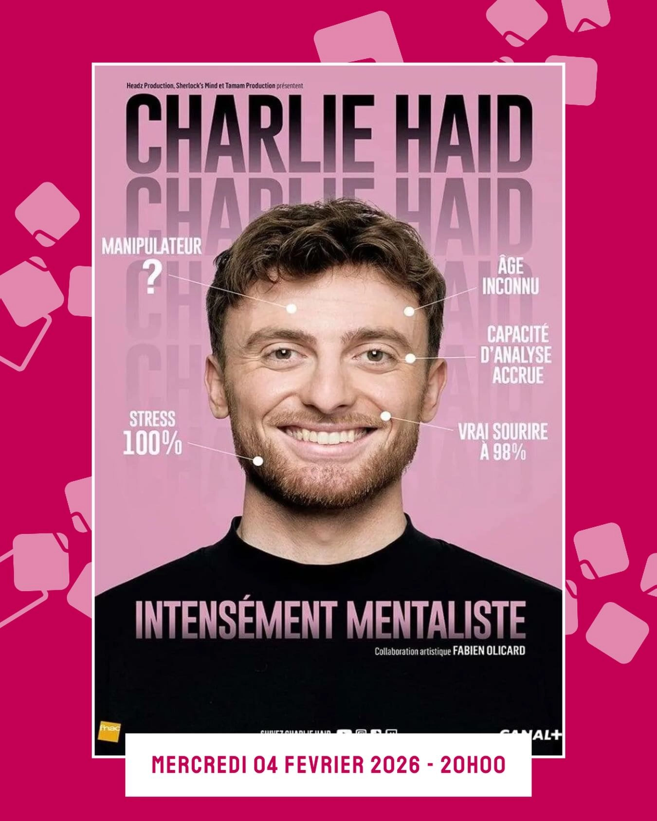 Charlie Haid at L'EMC2 Tickets