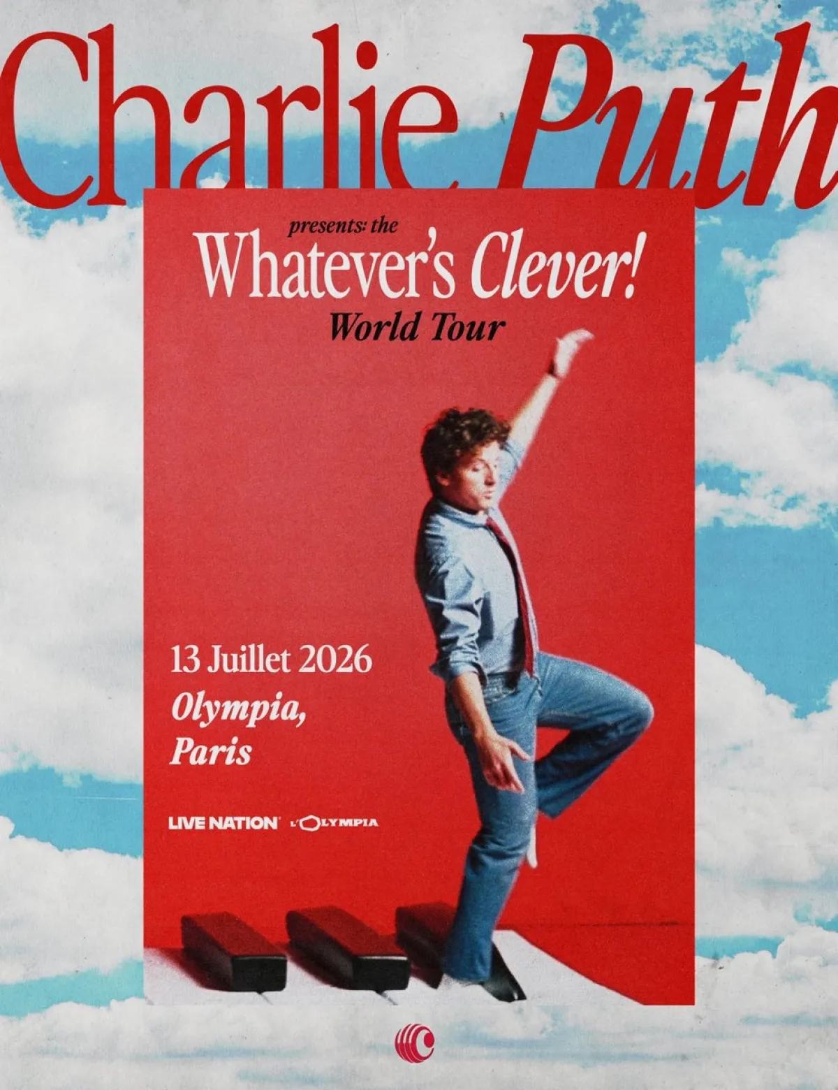 Billets Charlie Puth (Olympia - Paris)