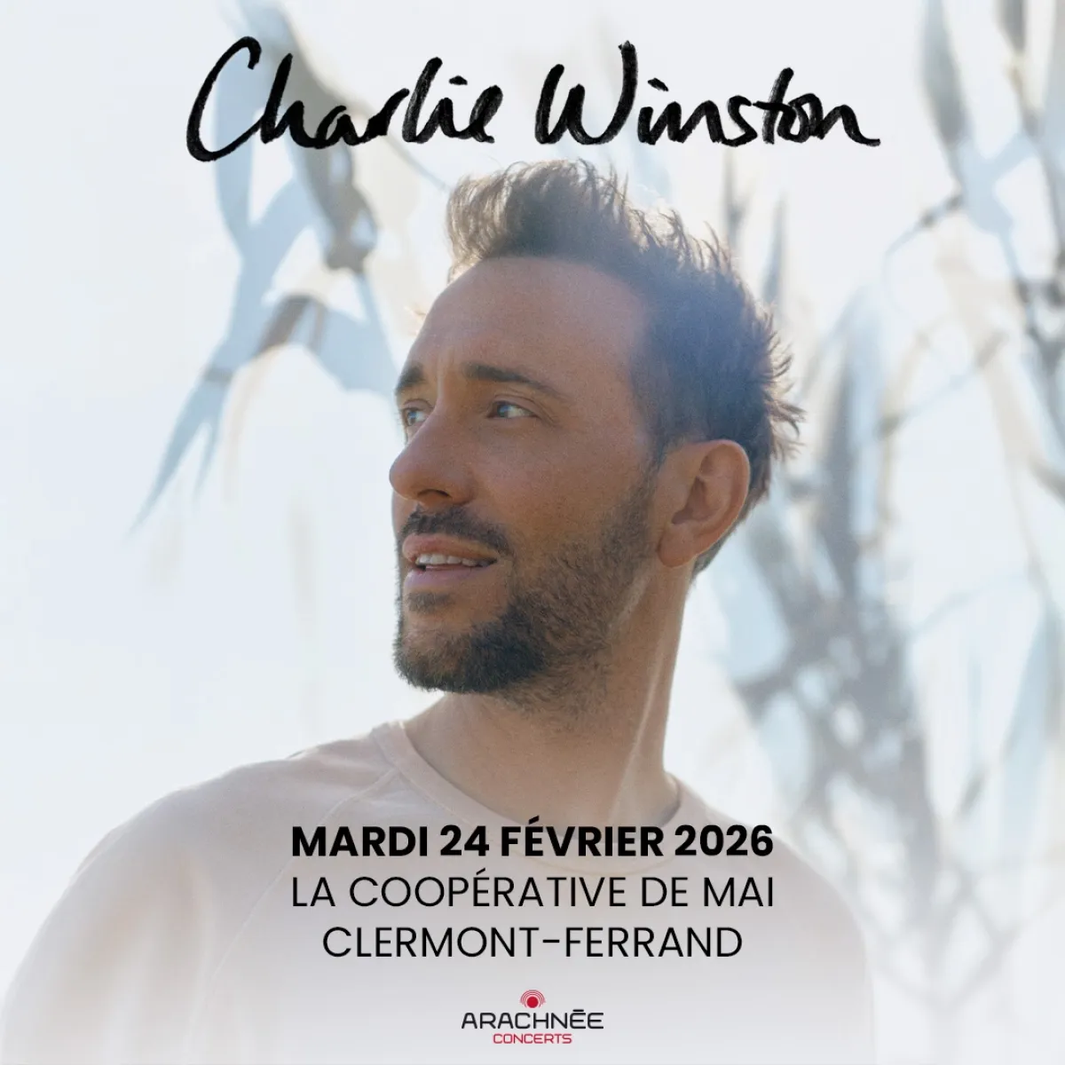 Billets Charlie Winston (La Cooperative de Mai - Clermont-Ferrand)